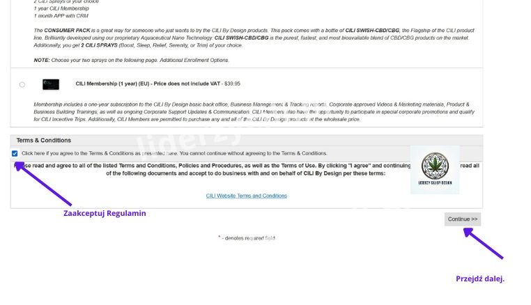 jak się zarejestrować w cili by design