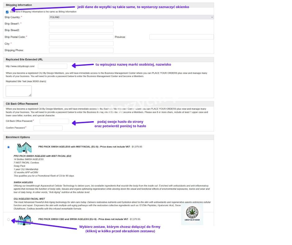 jak zapisać się do CILI by design