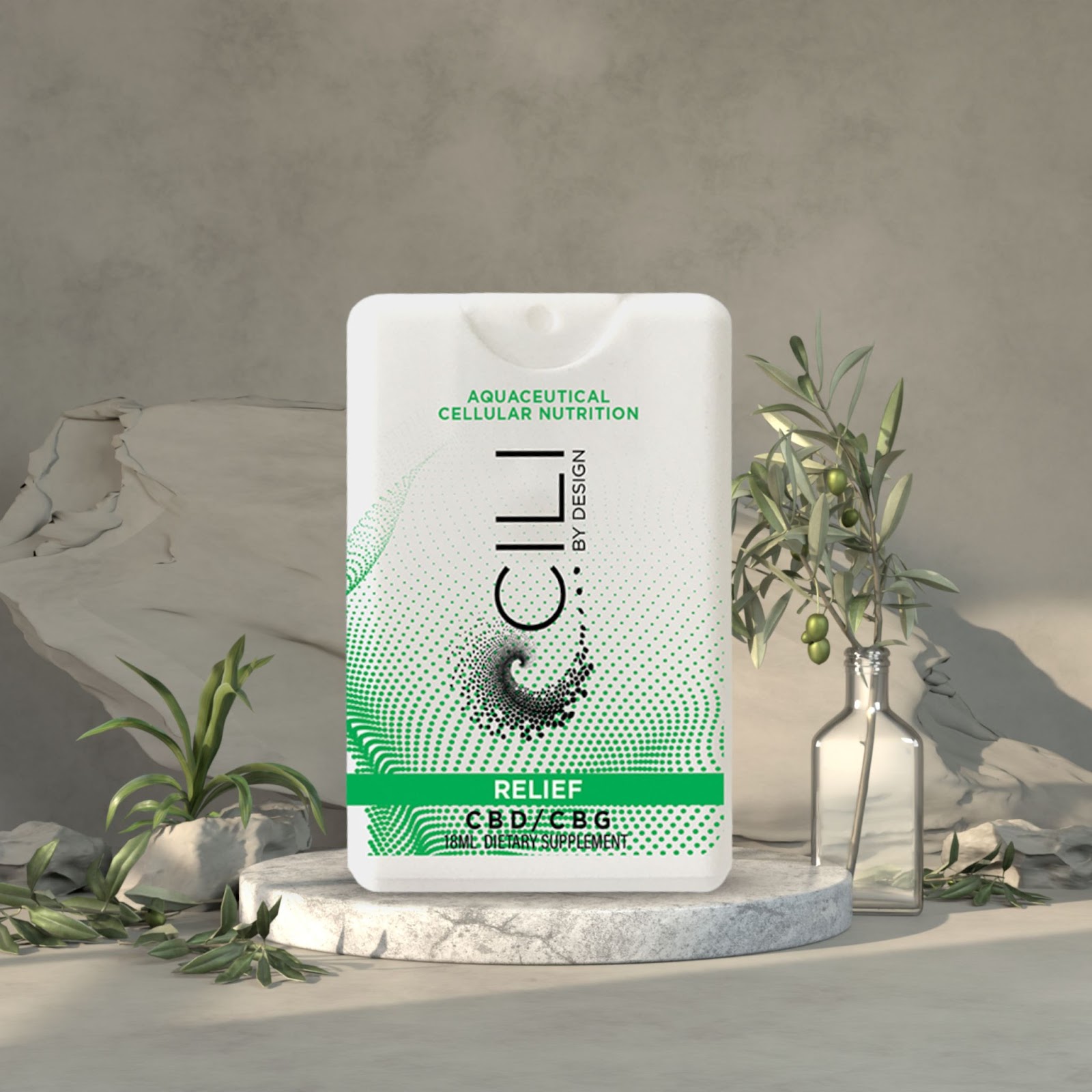 spray Cili by design relief